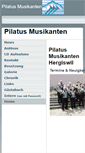 Mobile Screenshot of pilatusmusikanten.ch